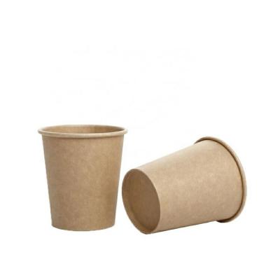 China High Quality Biodegradable Kraft Paper Eco - Friendly Single Wall Mug for sale