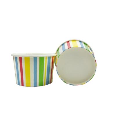 China China Factory Waterproof Custom Printed Beautiful Size Disposable Quality Ice Cream Paper Bowl for sale