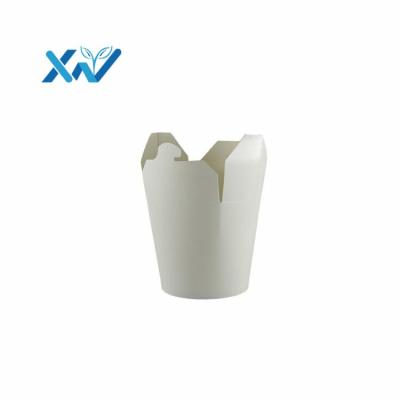 China Recycled Materials Wholesale Custom Logo Eco Friendly Biodegradable Round Bottom Take Away Paper Pasta Noodle Box for sale