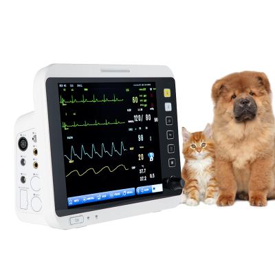 China Vet Use Heart Monitor 6 Parameter 12 Inch TFT Color Screen Multi Touch Vital Signs Para Monitor Ventilators For ICU 12.1 Inch for sale