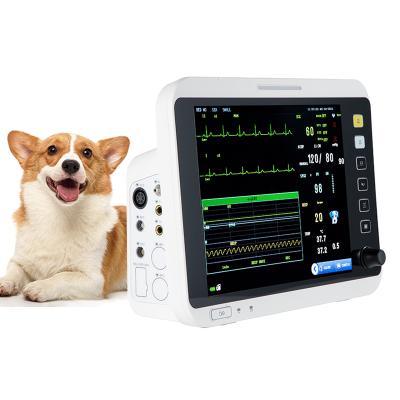 China diagnostic & Injection yonker VM12 ECG Waveform Reminder Monitor Veterinary Multiparameter Heart Monitor for sale