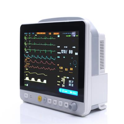 China Durable yonker E12 with Touch Screen 12 Inch Multi Parameter Ambulance Patient Monitor CE ICU Patient Monitor for Doctor Diagnose for sale