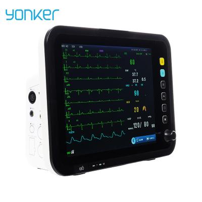 China Hospital ICU Patient Monitor Portable Vital Signs Multiparameter Patient Monitor Bedside Medical Monitor for sale