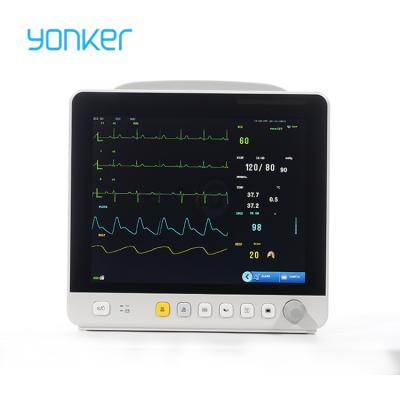 China Durable CE ISO9001 Hospital ICU Medical Ambulance Yonker Monitor ECG Patient Monitor Price Heart Monitor OEM for sale