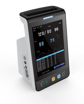 China China Xuzhou Yonker IE8 Color TET Acrylic LCD Screen Outside Portable Patient Monitor Vital Signs Monitor NIBP SPO2 for sale