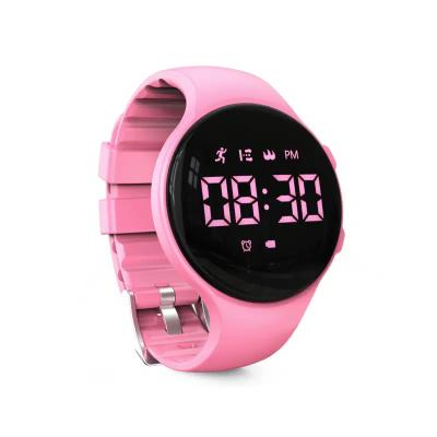 China Rechargeable Alarm Clock Digital Sport Watch Waterproof Activity Watch With Pedometer  For Children Kids for sale