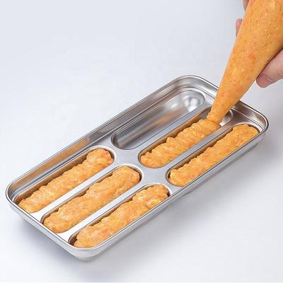 China Sustainable Stainless Steel Sausage Making Tool DIY Homemade Sausage Non Stick Sausage Mold for sale