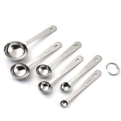 China Sustainable Hot Selling Amazon 6 Piece Set of Stainless Steel Dosers for sale