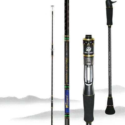 China 2sections high carbon fiber rod 1.83m/1.95m carbon fiber factory price slow building casting fishing rod for sale