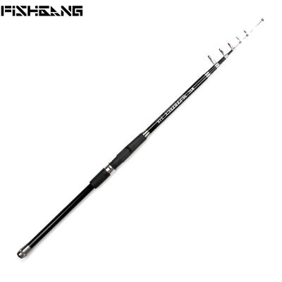 China Carbon FISHGANG 2.1m-3.6m Tip Tail Hard Section Telescopic Soft Luminous Short Raft Carbon Pole Fishing Rod for sale