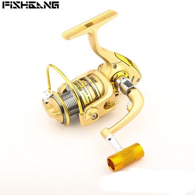 China Metal+plastic 14bb 5.7:1 Metal CNC Reel High Reinforce Aluminum Interchangeable Straight Handle Wheel Fishing Reel for sale