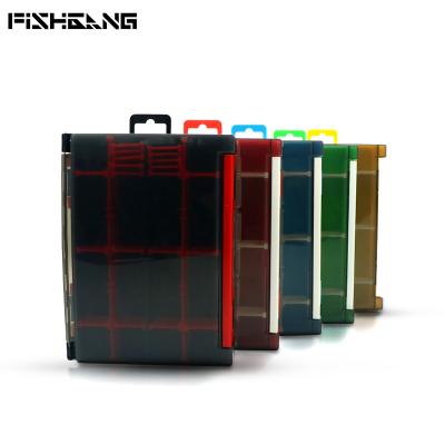 China Fishing Tackle Box 307g Waterproof Fishing Lure Box 21*15.5*4.8cm Multifunctional Accessory Storage Plastic Fishing Lure Box for sale