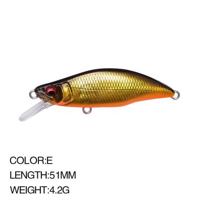 China Plastic Minnow Fishing Lures 5g 5.5cm New Colors Sink Hot Selling Sinking Artificial Hard Plastic Minnow Fishing Lures Bait for sale