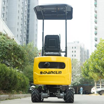 China Building Material Shops Cheapest price mini bager with break hammer China mini digger 1t Small Mini Excavator for sale