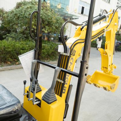 China Building Material Shops High quality chinese mini excavator 1Ton diesel engine earth drill excavator for sale