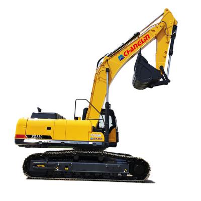 China Building Material Shops mining excavator 30 ton crawler engine diesel long reach boom excavator  with changlin for sale