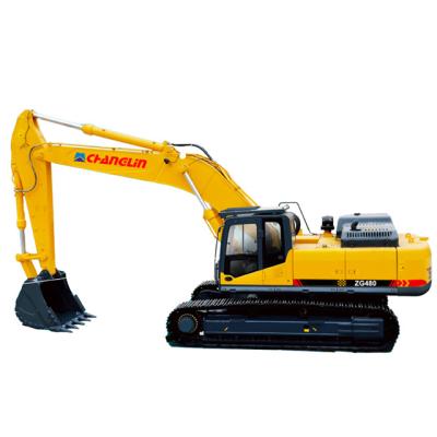 China Building Material Shops new large big 48 50ton rotator track shoes mine excavator with cab  excavator with sinomach changlin for sale