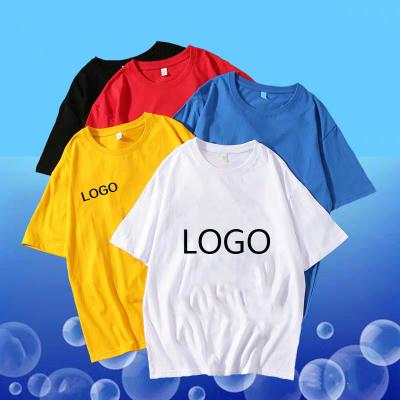 China Anti-wrinkle european and american size wholesale men's tee oem organic cotton t-shirt t-shirt 100% custom printing for sale