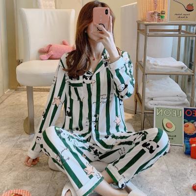 China QUICK DRY Trending Hot Products Nightgowns Custom Printed 100% Polyester Pajamas Women for sale