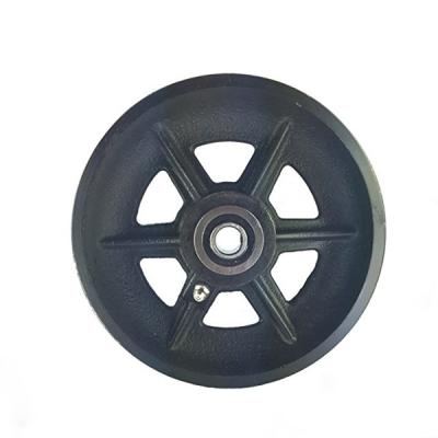 China Elevator China Casting Iron Foundry EN-GJL-300 Cast Iron Crane Wheel For Elevator With Resin Sand for sale