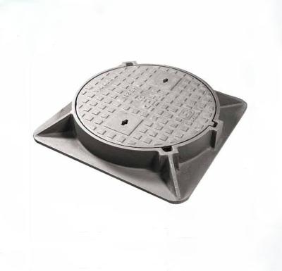 China Traffic Equipments Customized Double Seal Cast Iron Heavy Duty Round Locking Malleable Manhole Cover And View for sale