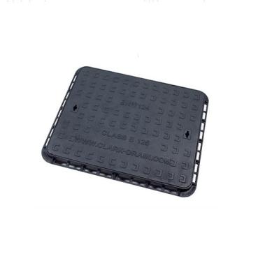 China Traffic Equipments Manufacturer Manhole Cover Rectangular Spheroidal Graphite Cast Street Cover for sale