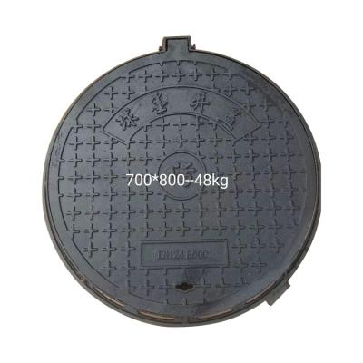 China Agriculture Supply High Quality Square And Round Ductile Cast Iron Manhole Cover for sale