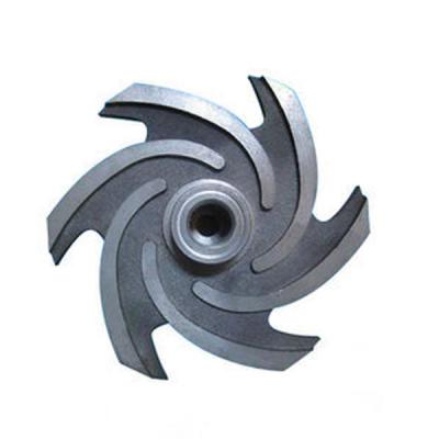 China Pumps Custom Pump Parts All Size Iron Sand Casting Mission Centrifugal Pump Impeller for sale