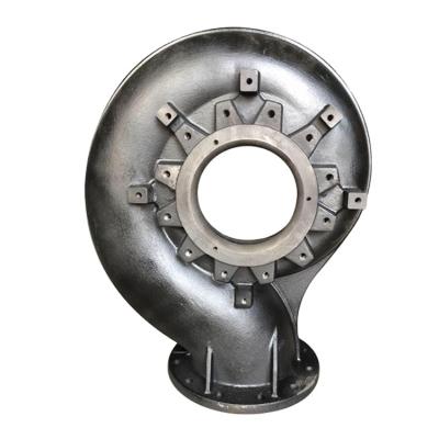 China Gray Cast Iron Customized Pump Casing Cast Iron Slurry Pump Spare Parts Large Snail Pump Housing for sale