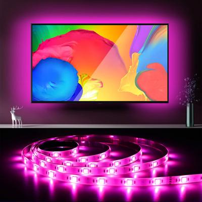 China Residential Blue-tooth RGB LED Tape Light SMD5050 Diode Strip Flexible Ledstrip LED Ribbon USB 5V TV Neon Backlight for sale