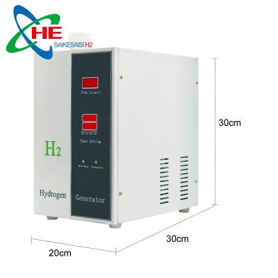 China 600 ml/min SPE PEM moleculaire waterstofinhalatie machine H2 geavanceerde water elektrolyse Te koop