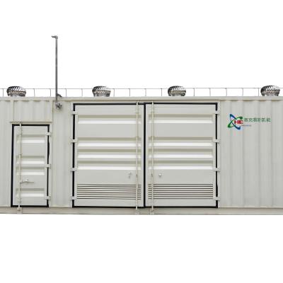 China QLS-H50 technology spe pem hydrogen generator 50L/h Water Consumption Modular for sale