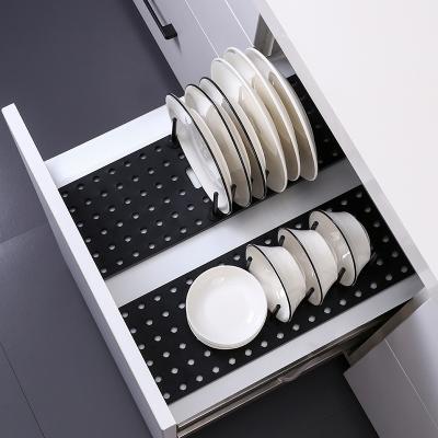 China Minimalist Single Layer Kitchen Plastic Material Storage Drain Dish Rack Organizers Hang and Dish Frame for sale