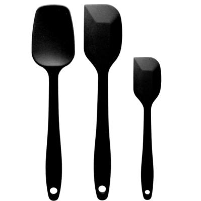 China Sustainable Multi-fuctional Kitchen 3pcs Eco-friendly Cooking And Baking Silicone Shovel for sale