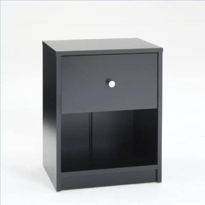 China Convertible 1 Shooter Nightstand in Black for sale