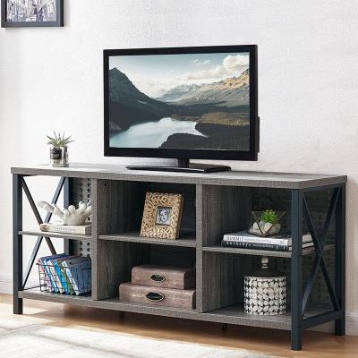 China Convertible TV Stand 50 Inch TV, Modern Entertainment Center with Storage for Bedroom Minimalist TV Console Table, Wood and Metal for sale