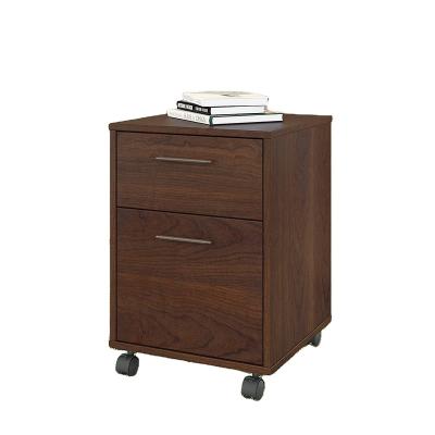 China Key West Convertible 2 Drawer Mobile File Cabinet in Bing Cherry for sale