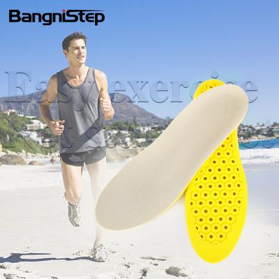 China Breathable Fabric+PU Fabric+PU Fabric+PU Manufacturer Air Cushion Breathable Full Body Breathable Sports PU Insoles for sale