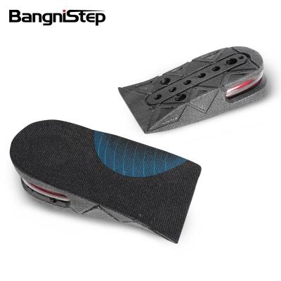 China Wholesale Air Cushion Height Increased PVC Shoe Inserts Heel Lifts Height Increase Insoles for sale