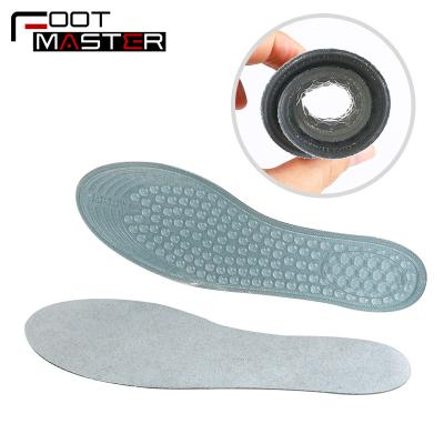 China Flannel fabric+TPE Anti-fatigue Cushioning Inserts Cooling Tape Gel Insoles For Shoes for sale