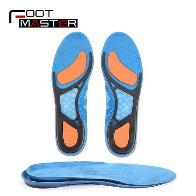 China Bangnistep Suede+TPE Copper Insole GEL Women Men Ease Increase Running Tape Insole for sale