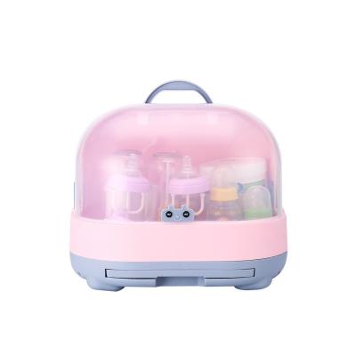 China Viable Portable High Quality Baby Bottle Drying Cup And Rack Bottle Holders Baby Feeding Bottle Storage Box for sale