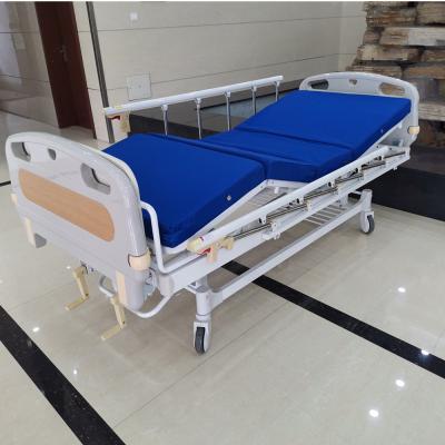 China Electricity Backrest YFC261L Hot Selling Two Cranks Patient Medical Manual Hospital Bed for sale