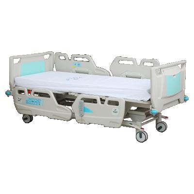 China Hospital Furniture YFD5638K Timotion ABS Panels Five Function Icu Electric Hospital Bed for sale