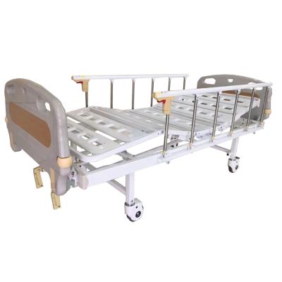 China Manual Easy Operate YFC261L(I) Two Function Manual Hospital Bed With Diagonal Brake for sale