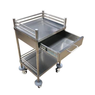 China YFQ001 Modern Stainless Steel Medical Trolley With Drawers for sale