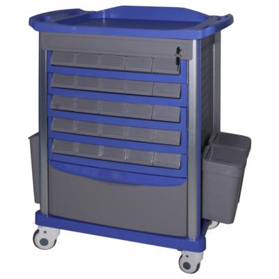 China YFS-22 Hospital New Product ABS Medical Emergency Hospital Trolley for sale