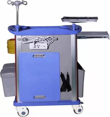 China YFS-001 Hospital New Product ABS Medical Emergency Hospital Trolley for sale