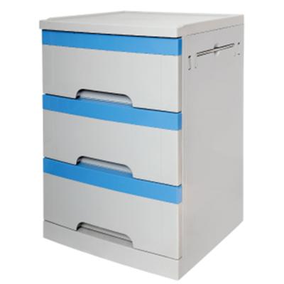 China Modern Hospital YFZ030 ABS Bedside Table Lab Cabinet Lockable Hospital Cabinet for sale