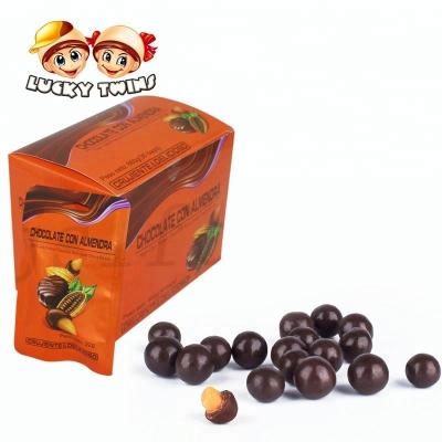 China Chocolate Snacks Lucky Twins Chocolate Peanut Boxed Candy Manufacturers Compound Names Wholesale Choco for sale